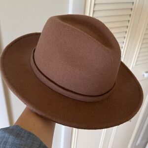 Handmade chocolate brown women’s hat, made in Oaxaca, Mexico